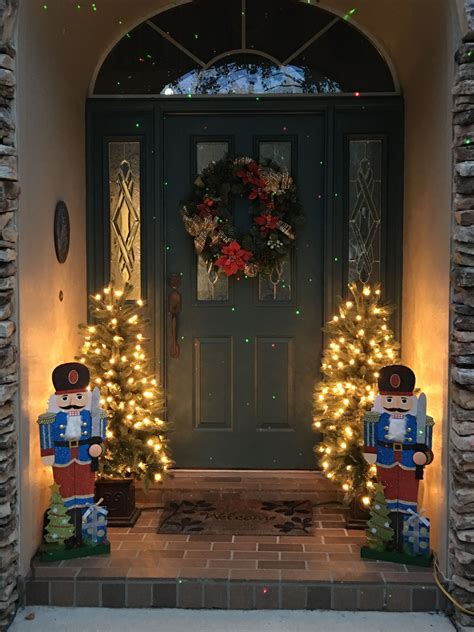 Christmas Front Door Display - by MMW | Christmas front doors, Holiday ...