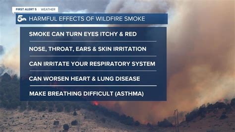 The harmful effects of wildfire smoke