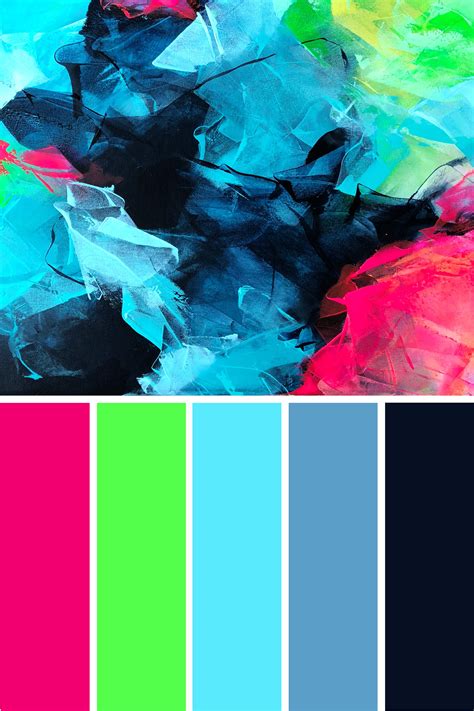 Vibrant Colour Palette | Neon colour palette, Bright color palette ...