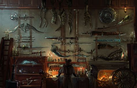 Bloodborne Weapon Arsenal HD Wallpaper by Ishutani