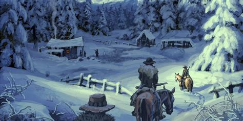 Red Dead Redemption 2 Overlooked Concept Art Surfaces Online