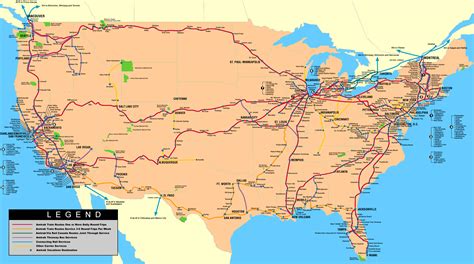 Amtrak Map Images, Photos | Mungfali