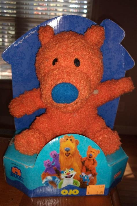 NEW MINT RETIRED Bear in the Big Blue House Ojo Plush Fisher Price 1998 ...