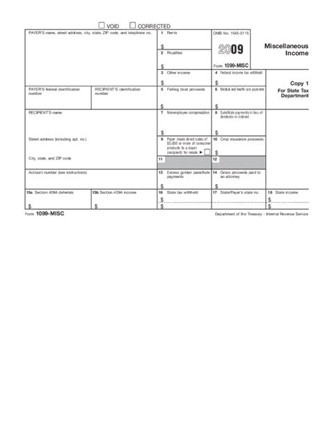 2009 Form IRS 1099-MISC Fill Online, Printable, Fillable, Blank - pdfFiller