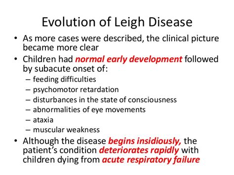 Leigh Syndrome : identified the Ashkenazi Jewish founder mutation ...