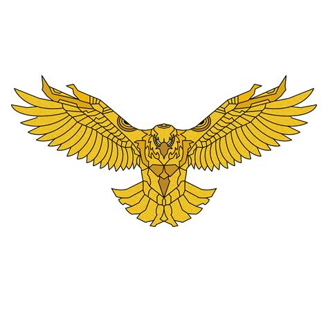 Golden Eagle Clipart Flying Golden Eagle Png Transparent Png Full ...