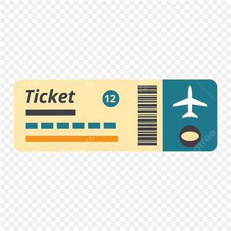 Clipart Of Plane Ticket