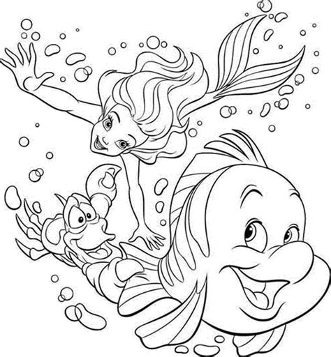 Disney Princess Coloring Pages Easy