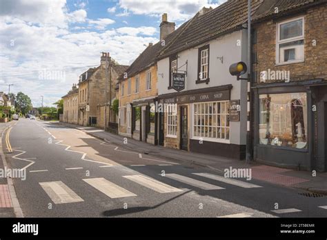 Street view of the town centre, Melksham, Wiltshire, UK Stock Photo - Alamy