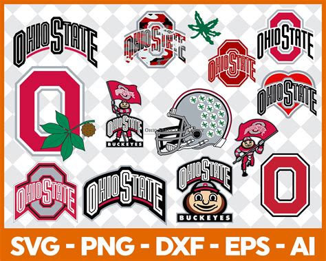 Ohio State Buckeyes svg - Ohio State Buckeyes logo NCAA Football Svg ...