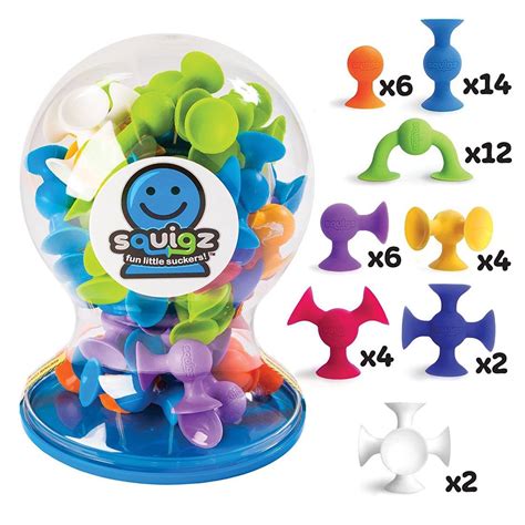 Squigz Sensory Development Toy Deluxe Set