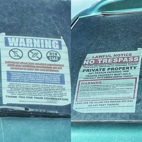 I recently saw these signs on the back of car in Texas. Apparently the ...