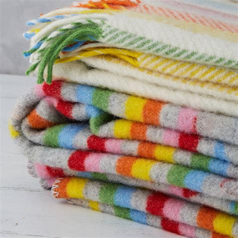 Pure New Wool Blanket Woven In Wales By Lala&Bea