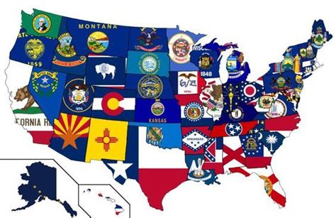 What State Do You Actually Belong In? | Us states flags, State flags ...