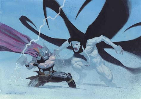 Comic Art For Sale from Anthony's Comicbook Art, Thor vs. Gorr the God ...