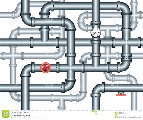 Confusing Pipe System Royalty-Free Stock Photo | CartoonDealer.com ...