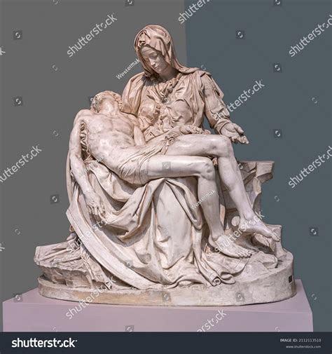 Plaster Copy Sculpture Michelangelo Buonarroti Lamentation Stock Photo ...