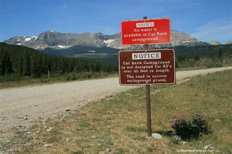 Glacier National Park Picture Tours – Cut Bank Creek Campground