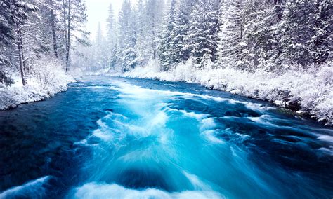 "Metolius River in Winter" - Mike Putnam Photography