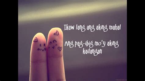 Ikaw Ang Aking Mahal Lyrics English - nais magkasama