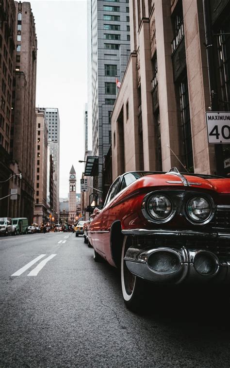 Wallpaper car city street metropolis old | Car iphone wallpaper, Car ...