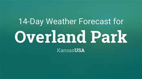 Overland Park, Kansas, USA 14 day weather forecast