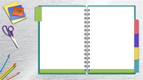 Notebook Template Google Slides