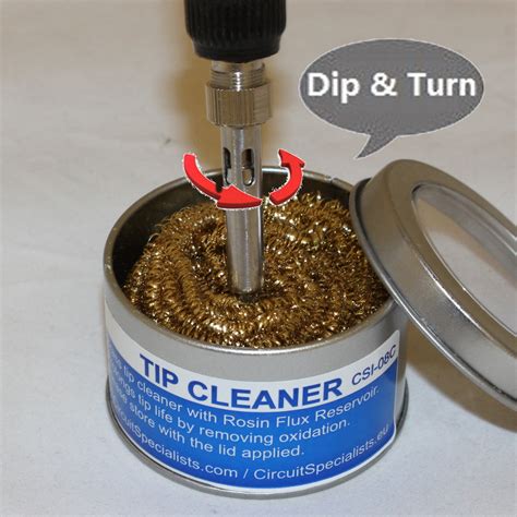 Solder Tip Cleaner with Rosin Flux