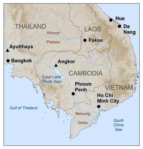 Map of Mainland Southeast Asia [IMAGE] | EurekAlert! Science News Releases