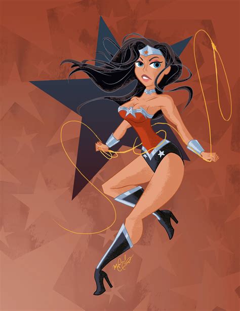 Cartoon Stylized: Wonder Woman by Mikeymaru on DeviantArt