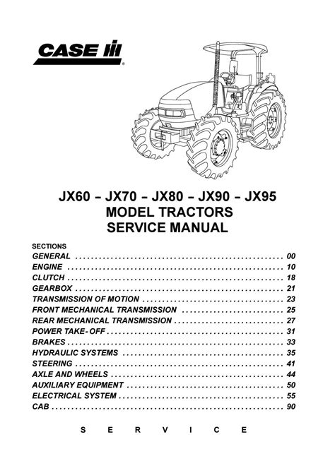 CASE IH JX70 TRACTOR Service Repair Manual by 16399975 - Issuu