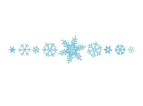 White Border Snowflake Clipart Snowflake