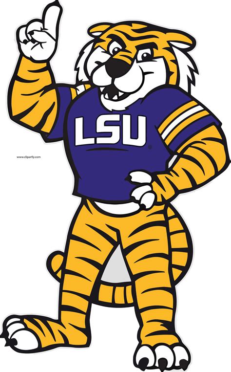 One Lsu Tigger Clipart Png Image Download - Lsu Tigers Mascot ...