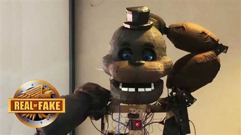 REAL FREDDY FAZBEAR ANIMATRONIC? Real or Fake? - YouTube