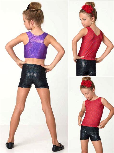 Tops Pattern - Girls Gym & Dance - 4 styles (S503) | Girls leotards ...