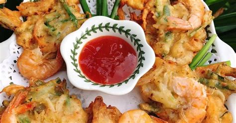 Resipi 👩‍🍳Cucur Udang Rangup Adabi oleh Mahadiah - Cookpad