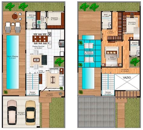 Planos De Casas De Dos Pisos Sencillas Y Bonitas - How To Blog