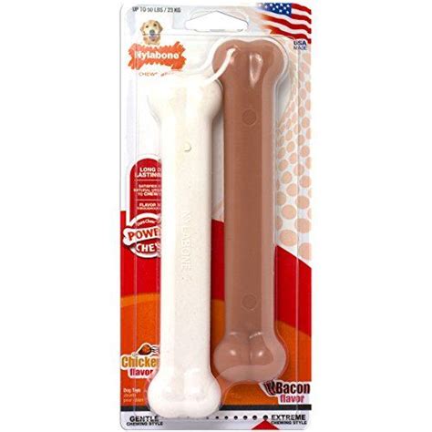 Nylabone Power Chew Classic Bone Chew Toy for Dogs, Durable Dog Toys ...