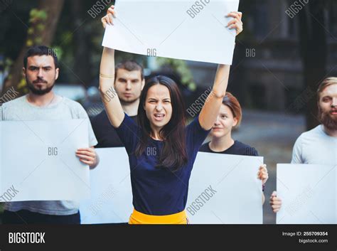 Group Protesting Young Image & Photo (Free Trial) | Bigstock