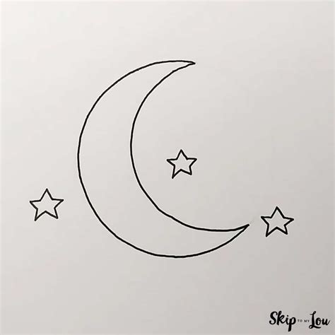 Moon Drawing | Skip To My Lou