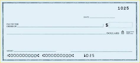 Free Printable Checks Template Of Printable Personal Blank Check ...