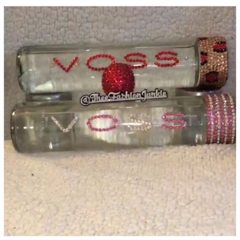 LARGE glass Voss water bottle