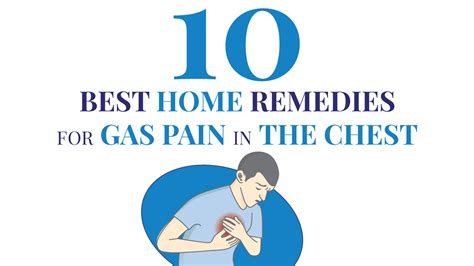 Chest Pain Because of Gas? 10 Hardworking Home Remedies - Infographic