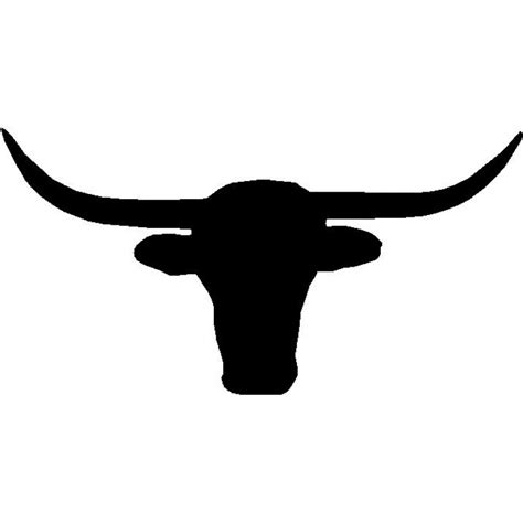 Longhorn Silhouette at GetDrawings | Free download