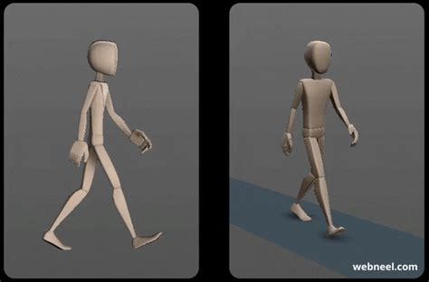 3d Walk Cycle Animation Man Gif By Nikita 27 - Full Image