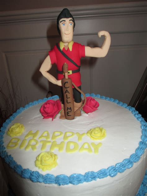 GASTON CAKE FROM BEAUTY AND THE BEAST | Cake creations, Cake, Birthday cake