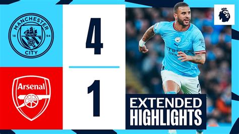 EXTENDED HIGHLIGHTS | Man City 4-1 Arsenal | City Close In On Top Spot!