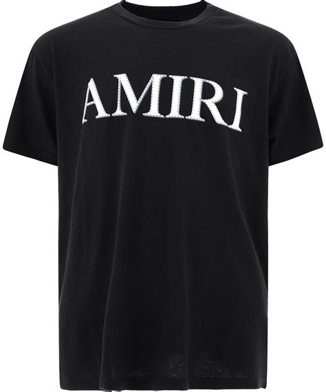 Amiri Cotton Logo T-shirt in Black for Men - Save 85% - Lyst