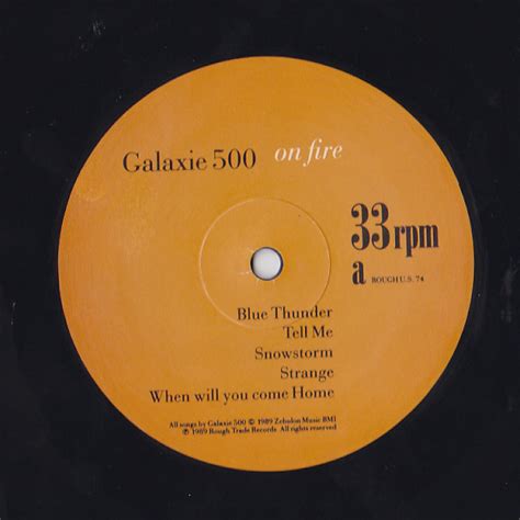 Galaxie 500 - On Fire - Used Vinyl - High-Fidelity Vinyl Records and Hi ...