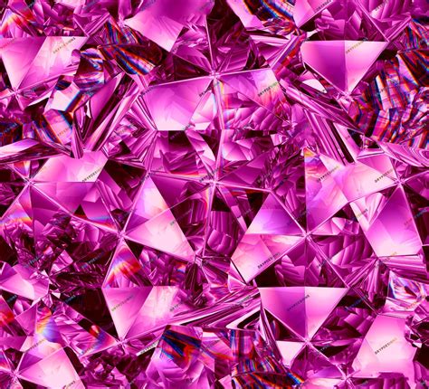 Pink Diamonds Seamless Background Texture Luxurious Shiny Aesthetic ...